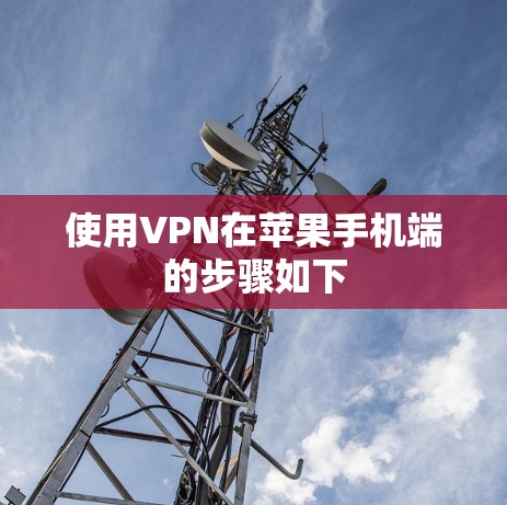使用VPN在苹果手机端的步骤如下