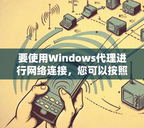 要使用Windows代理进行网络连接，您可以按照以下步骤进行