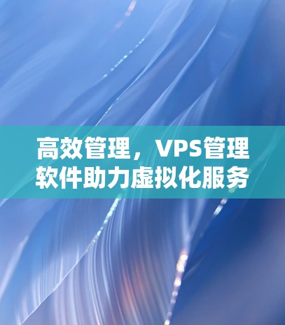 高效管理，VPS管理软件助力虚拟化服务优化