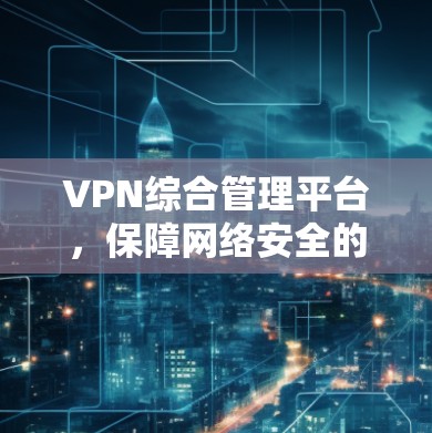 VPN综合管理平台，保障网络安全的智慧网络平台
