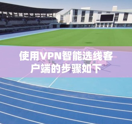 使用VPN智能选线客户端的步骤如下