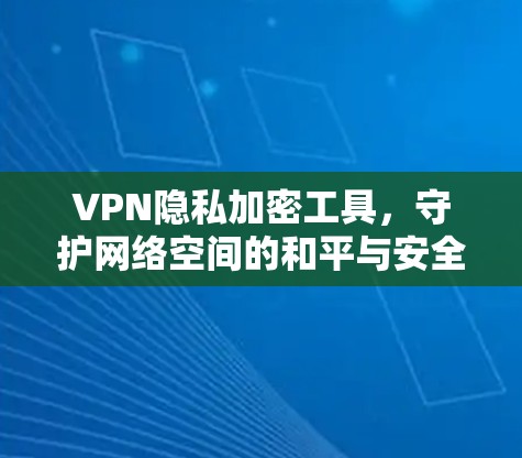 VPN隐私加密工具,守护网络空间的和平与安全