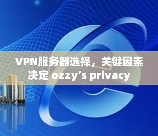 VPN服务器选择,关键因素决定 ozzy’s privacy