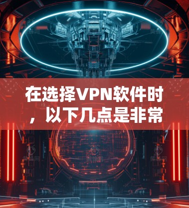 在选择VPN软件时,以下几点是非常重要的