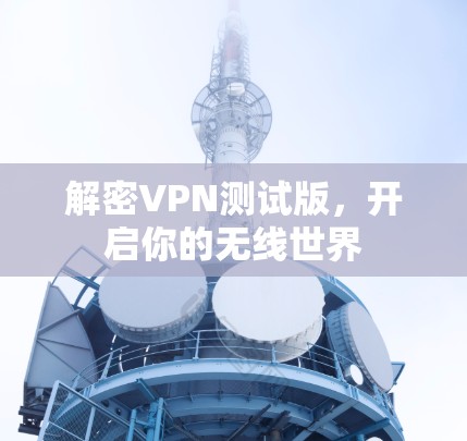 解密VPN测试版,开启你的无线世界