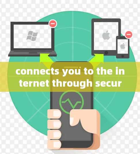 connects you to the internet through secure and private networks